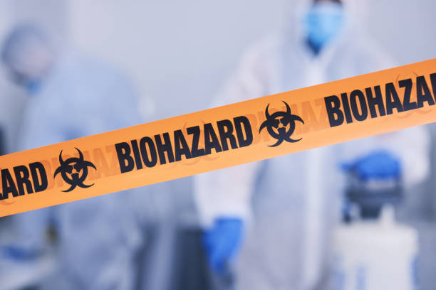 Professional Biohazard technician working in Marlton, NJ